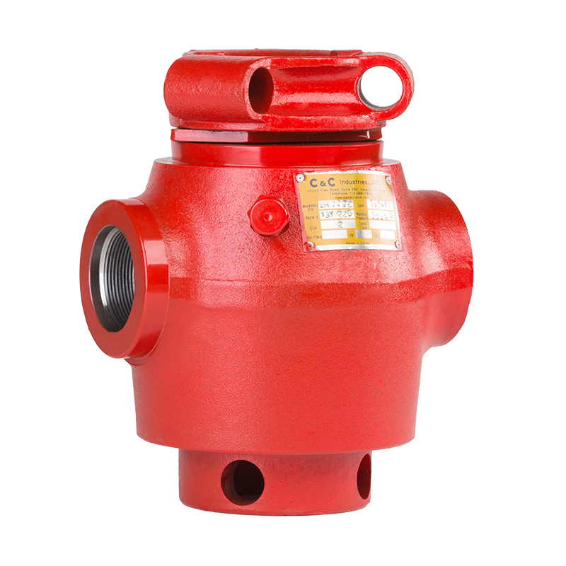 Threaded 2x2 Plug Valve (Red Iron)