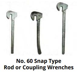 No. 60 Snap-Type Rod Wrench